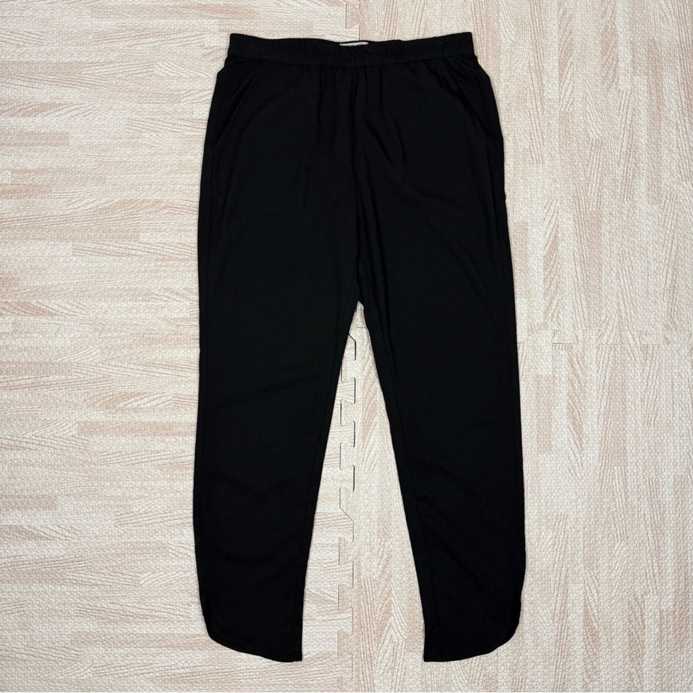 Marine Layer Women’s Size Medium Re-Spun Allison Pant Black Pull On Stretch